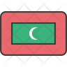 maldives icon svg