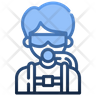 free male diver icons