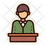 teacher lecture icon