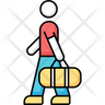 icon for passenger bag
