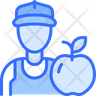 icons for fruit seller