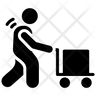 free pushing cart icons
