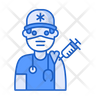 icon for paramedic man