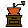 manual coffee grinder icon png