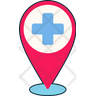 hospital map icons free