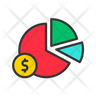 market pie chart logos
