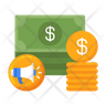 icon for marketing budget