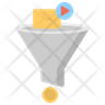 funnel steps icon