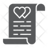 divorce document symbol