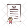 free marriage certificate icons
