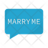 marry me icon png