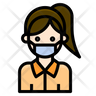 icon for mask wearing avatar