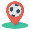 free soccer match location icons