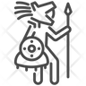 mayan warrior logos