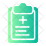 medical report folder icon png