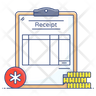 free medical receipt icons