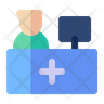 icon for medical receptionist