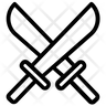 medieval swords icon png