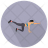icon for running pose