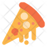 icon melting pizza