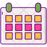 icon menstrual calendar