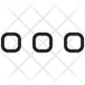 icons for single bar menu