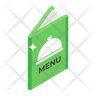 icon menu book