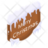 merry christmas icon svg