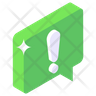icon for message warning