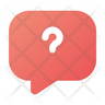 icon for customer question