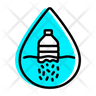 icon for micro plastics