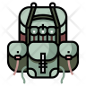 military backpack icon png