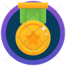 icon metal badge