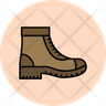 free military boots icons