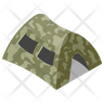 military camp icon svg