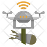 military drone icon svg