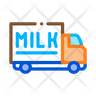 icon milk truck