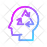 electric mind icon