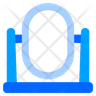 oval mirror icon svg