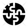 circle puzzle icon