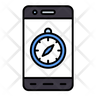mobile compass icon png