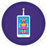 mobile controlled robot logo