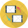 mobile data sharing icon svg