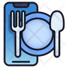 mobile food service icon svg
