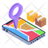 icons of mobile address