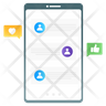 free texting app icons