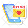 icons of phone message