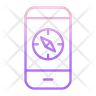 smartphone navigation icon png