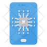 mobile processor chip icon png