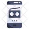 mobile radio icons free